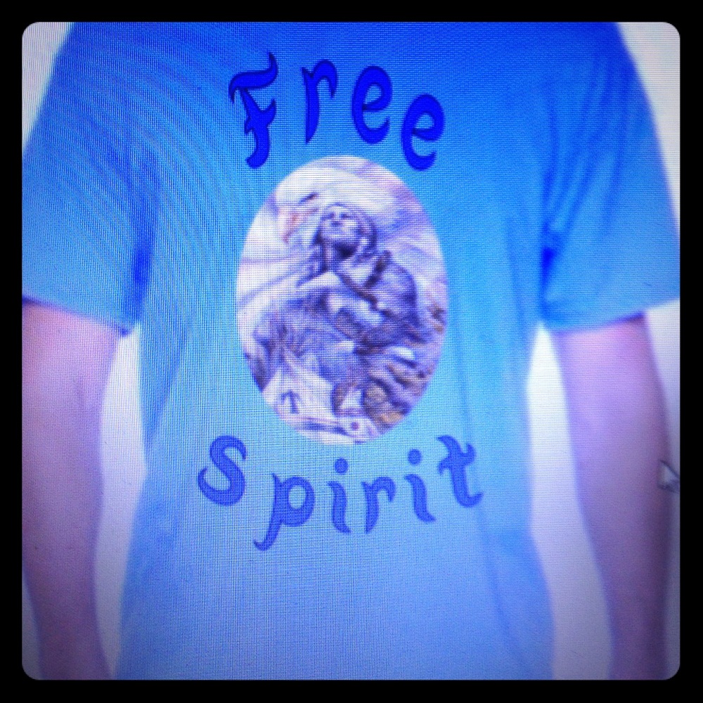 Unisex Free Spirit T's available in most sizes.
